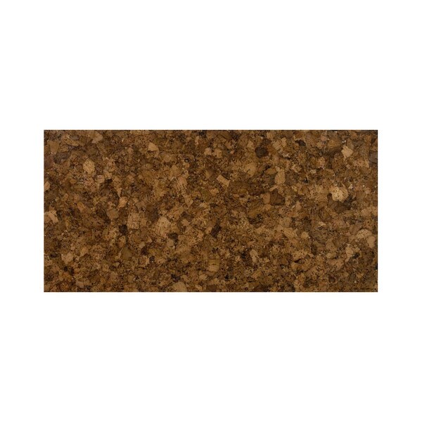 Full cork wall tile in Midnight pattern and tackboard thickness
